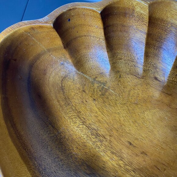 Vintage Monkeypod Wood Set of 5 Bowls Serving Set, Tiki, Boho, MCM, Giftable - Picture 10 of 10